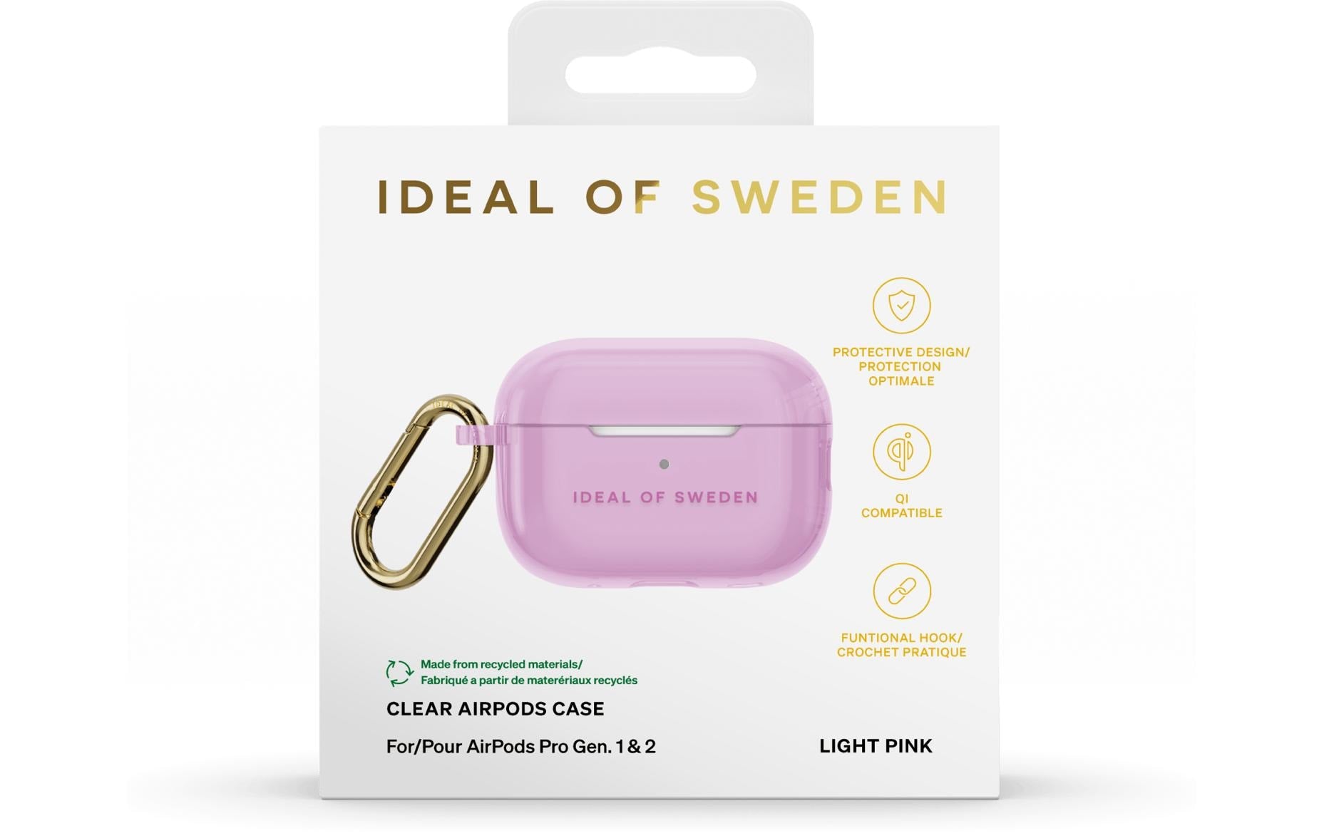 iDeal of Sweden IDCLAPC-PRO-512 – Schutzhülle für AirPods Pro (1. / 2. Gen.), Pink