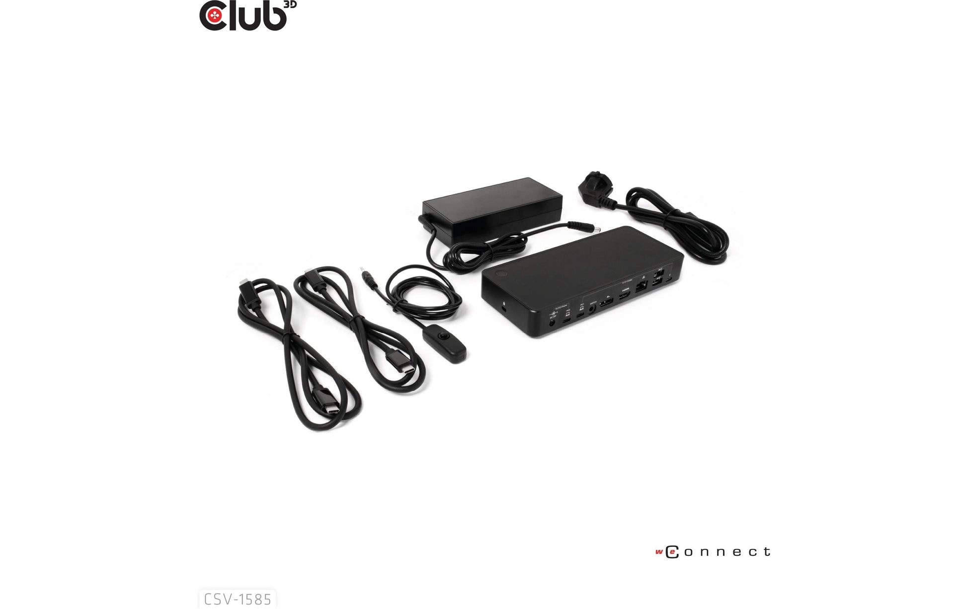 CLUB3D Club 3D – KVM-Switch, USB-C/3× USB 3.2 Gen 1 Typ A/HDMI/DisplayPort/LAN, PD 120 W, 1 Gbit/s