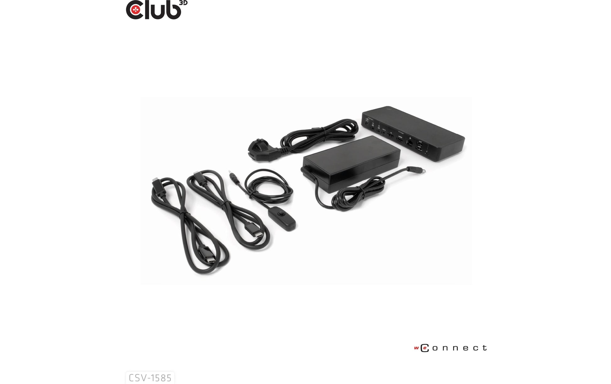 CLUB3D Club 3D – KVM-Switch, USB-C/3× USB 3.2 Gen 1 Typ A/HDMI/DisplayPort/LAN, PD 120 W, 1 Gbit/s