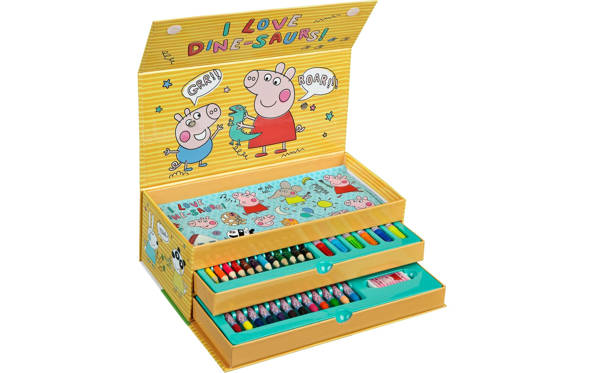 Undercover Malkiste – Bastelset – Peppa Pig – 44-teilig – ab 6 Jahren