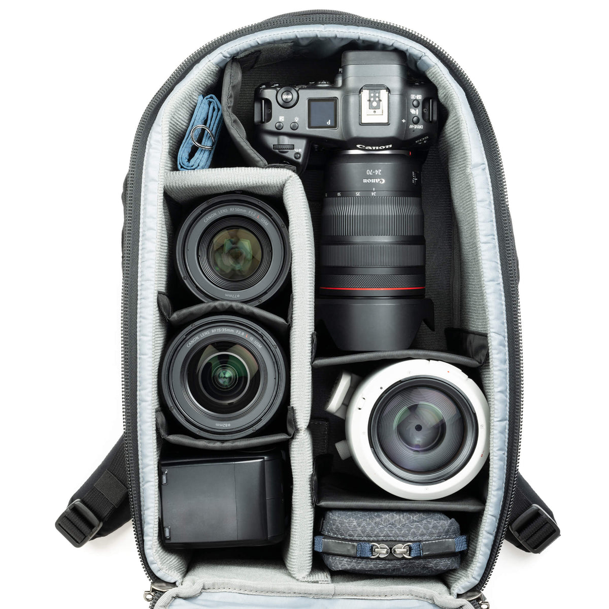 Think Tank Walker Pro Kamerarucksack – 24 L, für 14" Notebook – Spritzwassergeschützt, Neopren/Nylon, Schwarz