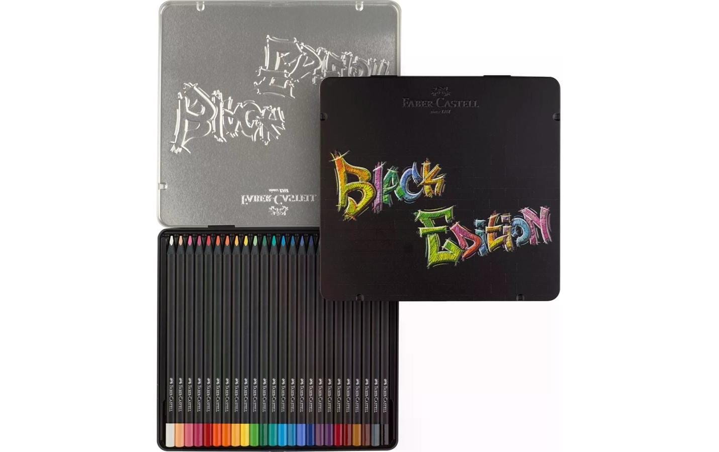 Faber-Castell Buntstifte Classic – 24 Farben, im Metalletui, Ø 3 mm, dreikantig, FSC