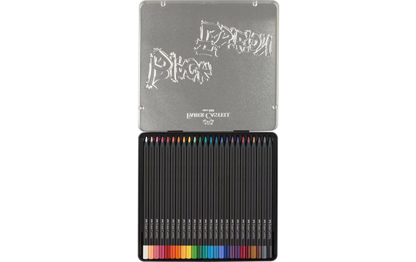 Faber-Castell Buntstifte Classic – 24 Farben, im Metalletui, Ø 3 mm, dreikantig, FSC