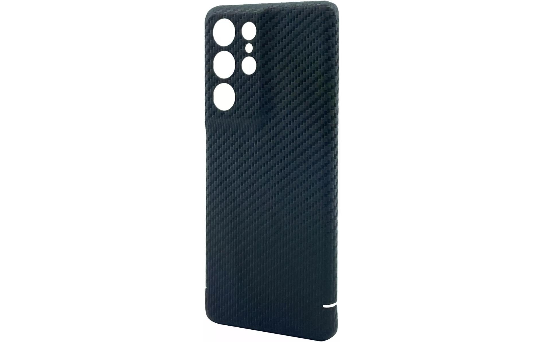 Nevox – Backcover CarbonSeries – für Samsung Galaxy S24 Ultra – schwarz – Aramidfasern – Magnetverschluss