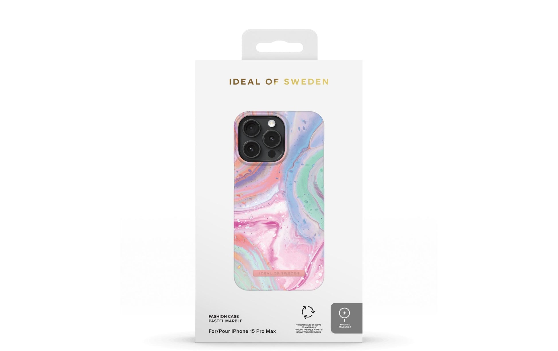 Ideal of Sweden – Backcover – für Apple iPhone 15 Pro Max – Pastellmarmor – PC – MagSafe-kompatibel