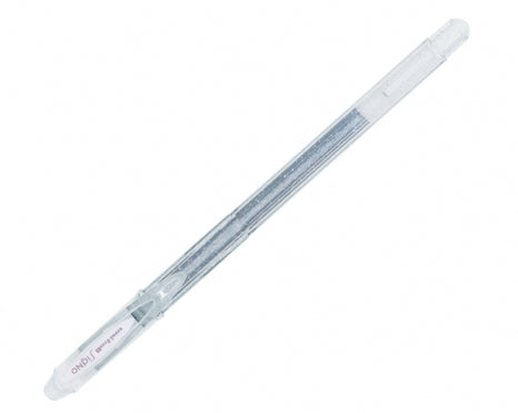 Uni-Ball Signo UM-120 SP Gelschreiber, Kappe – silber, Spitze 1 mm, wasserfest, schnelltrocknend, 1 Stk.