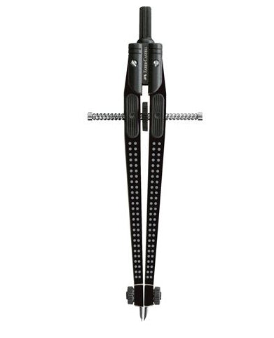 Faber-Castell Zirkel – Schnellverstellzirkel, Schwarz – GRIP