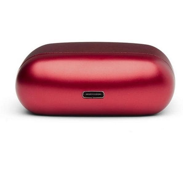 LEXON Minut Wecker – digital – 6,5 × 4,5 × 2,5 cm, dunkelrot, Aluminium, Schlummerfunktion, USB
