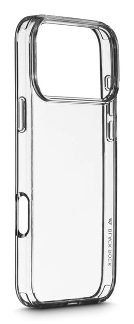 Black Rock Backcover – für Apple iPhone 17 Pro Max, PC+TPU, Transparent