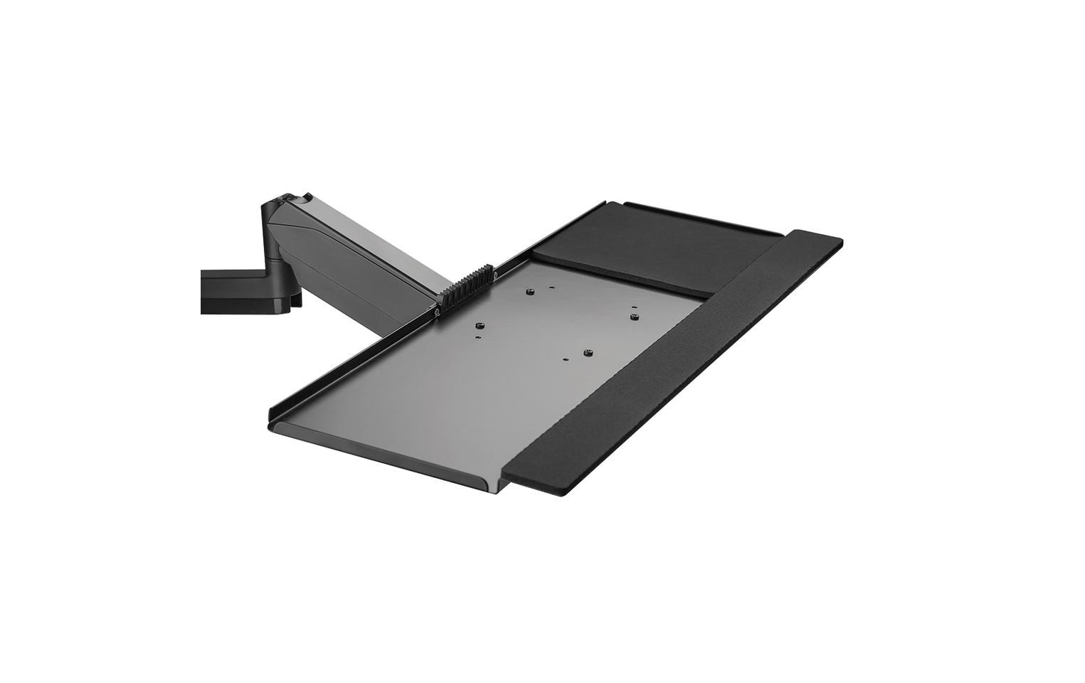 Neomounts WL90-325BL1 – Wandhalterung, bis 32", 1–9 kg, Gasfeder, Tastatur- & Mausplatte, Schwarz