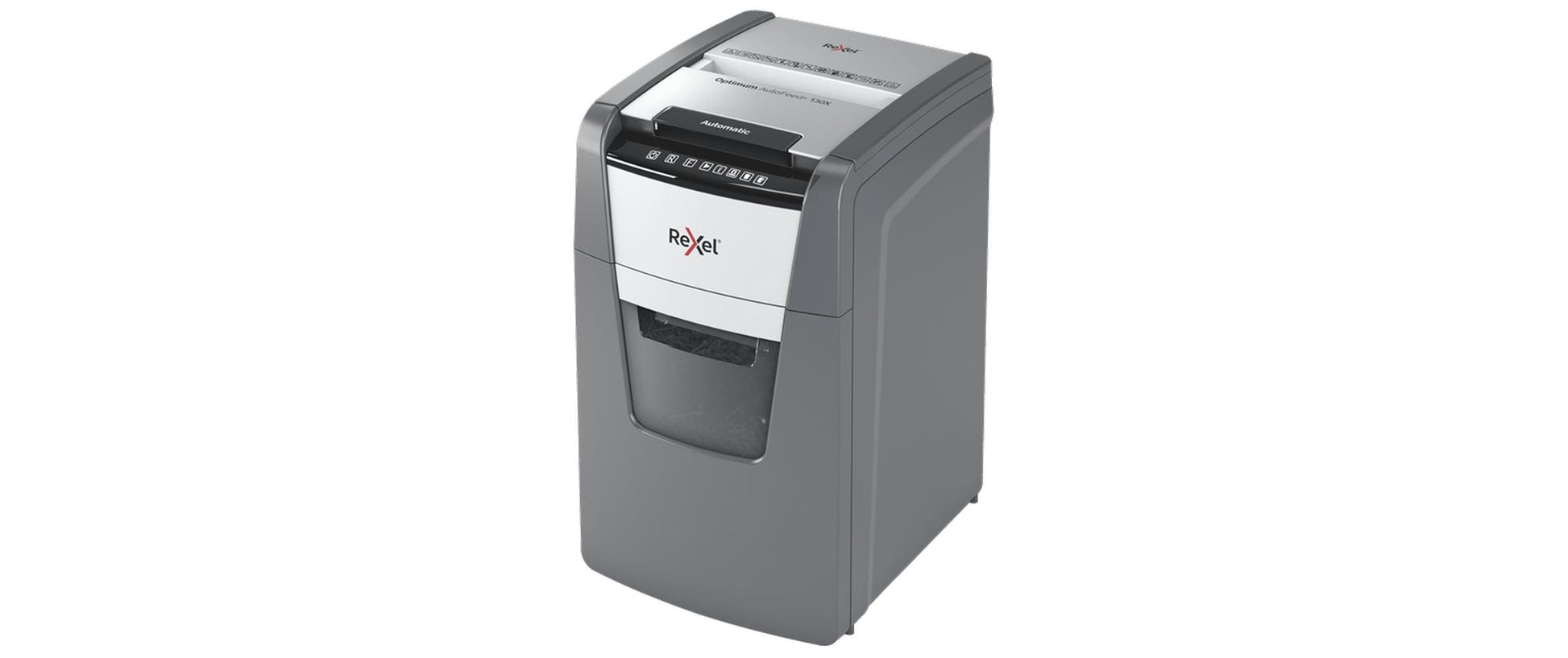 Rexel Aktenvernichter mit Autofeed 130 Blatt, DIN P-4, Partikelschnitt 4 × 28 mm, 44 l