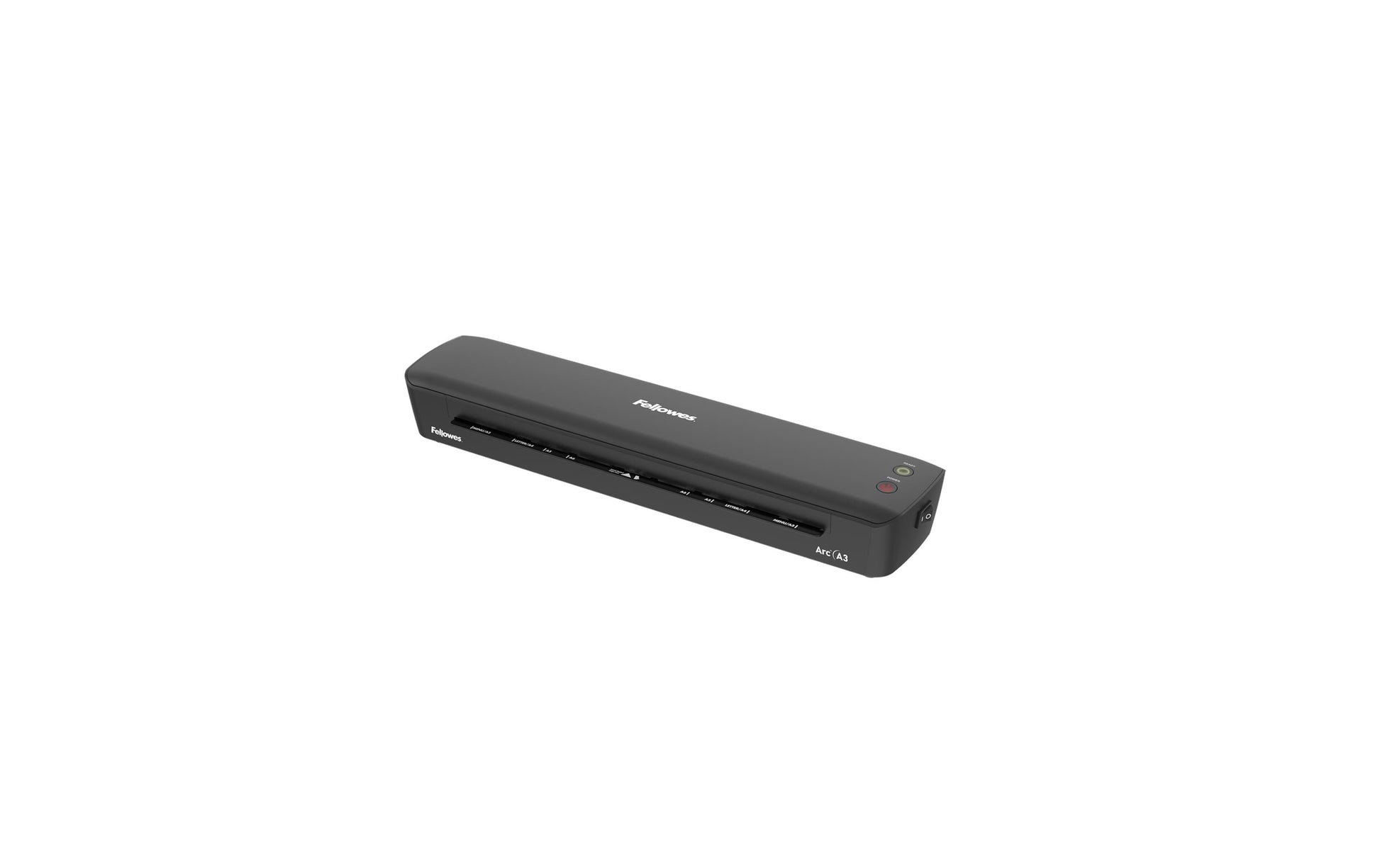 Fellowes Arc Laminiergerät A3 – Heisslaminator, bis 80 µm, 2 Rollen, 300 mm/min, schwarz