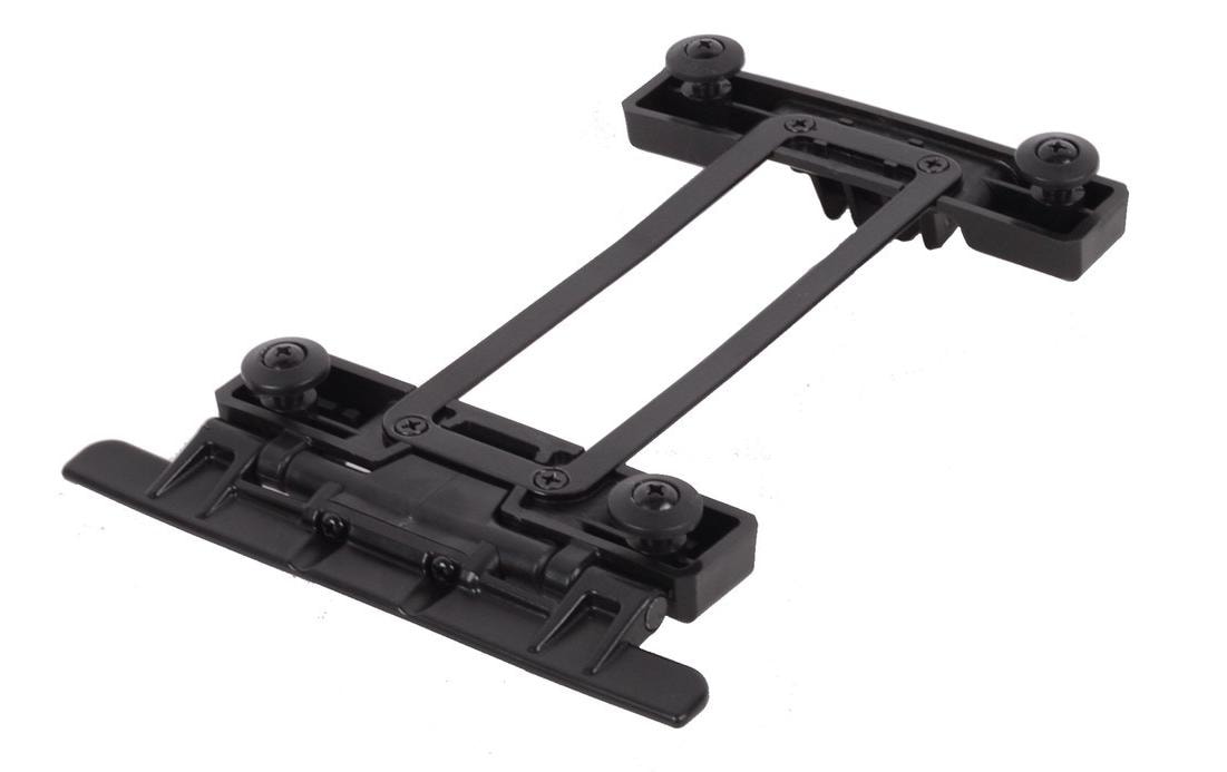 XLC Adapterplatte BA-X22 – Belastbarkeit 15 kg, 167 g – für Atranvelo – Schwarz – 1 Stk.