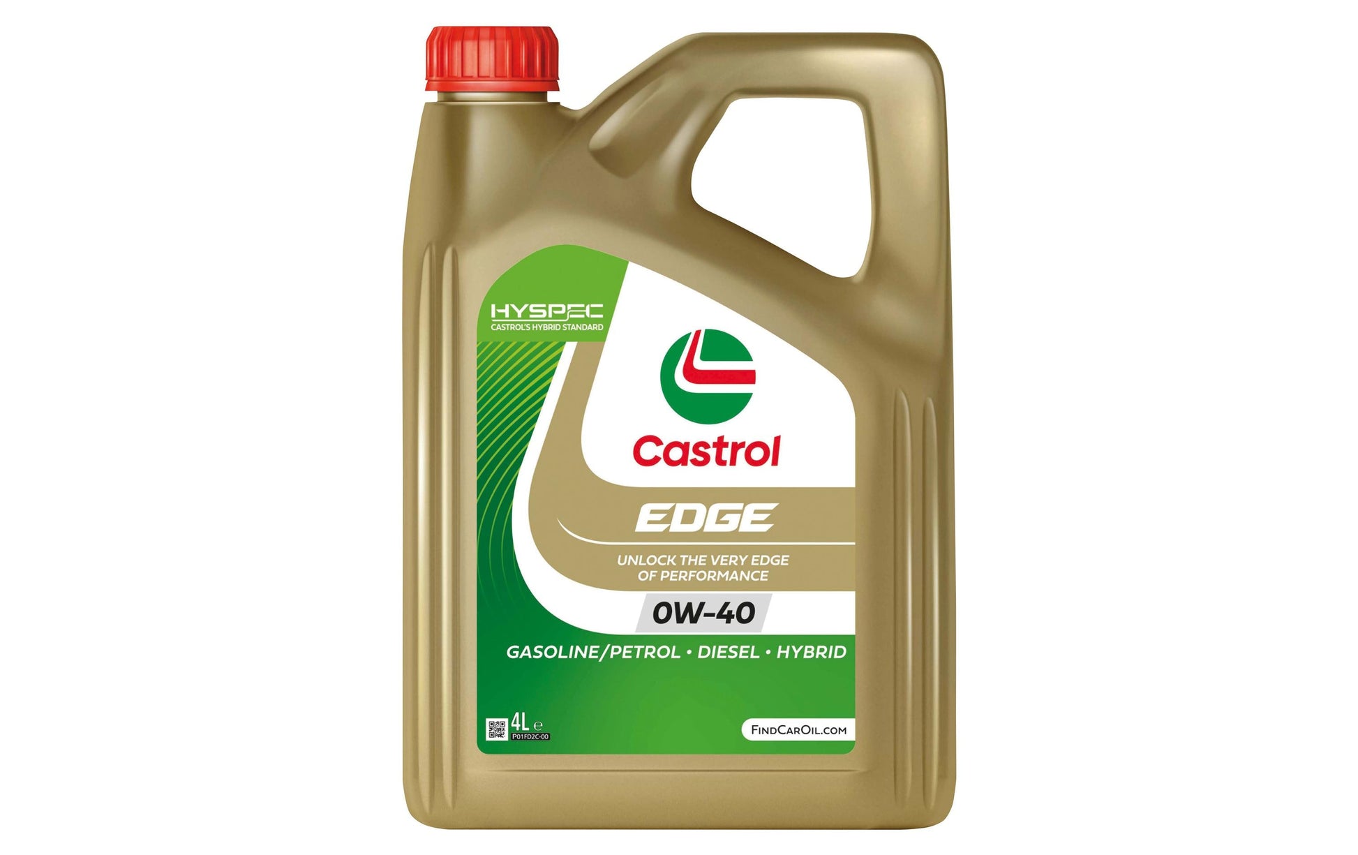 Castrol EDGE Motoröl 0W-40 – für Personenwagen, Diesel- & Ottomotoren – 4 l
