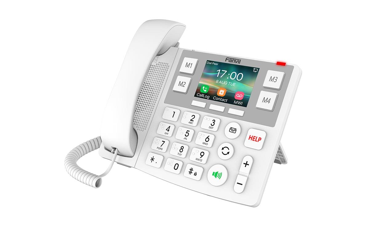 Fanvil X305 – IP-Telefon, 2 SIP-Konten, PoE, WLAN, Bluetooth