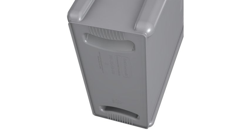 Rubbermaid Recyclingbox Slim Jim – 87 l – Kunststoff, rechteckig – grau