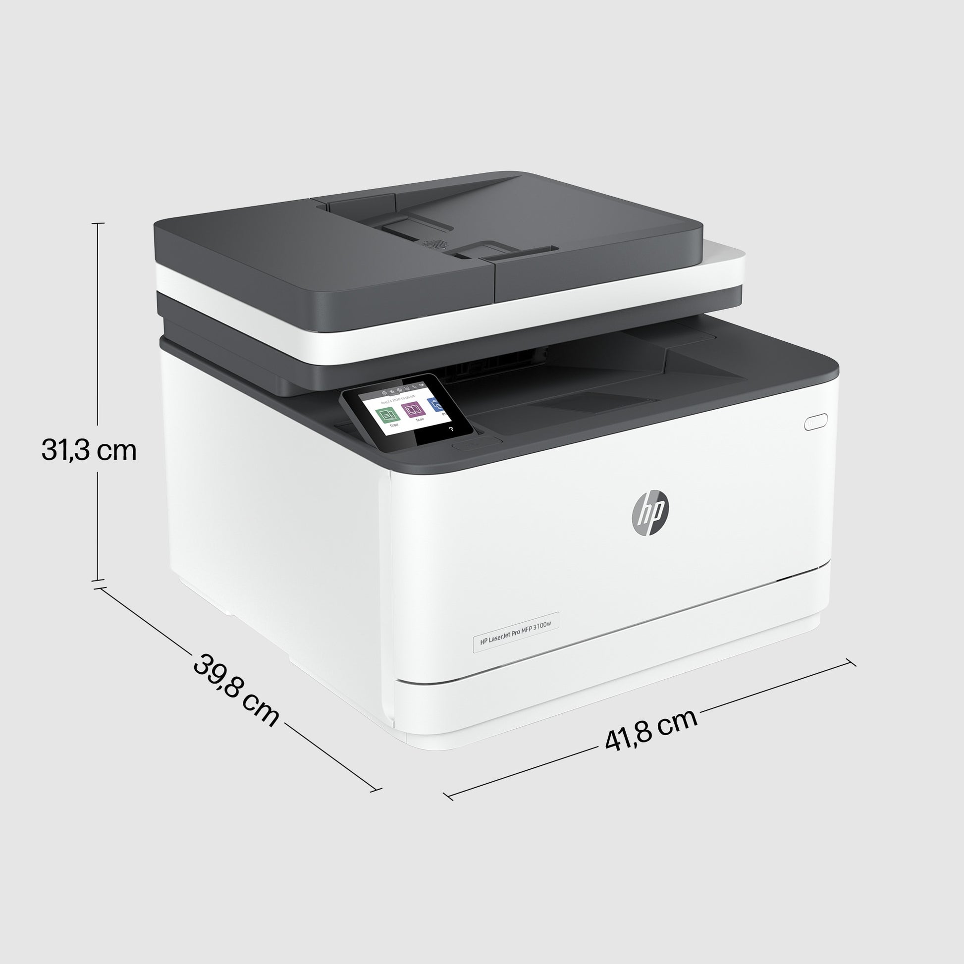 HP Laserjet Pro 3102Fdn – S/W Laser-MFP, 4-in-1 – LAN – Duplex, ADF