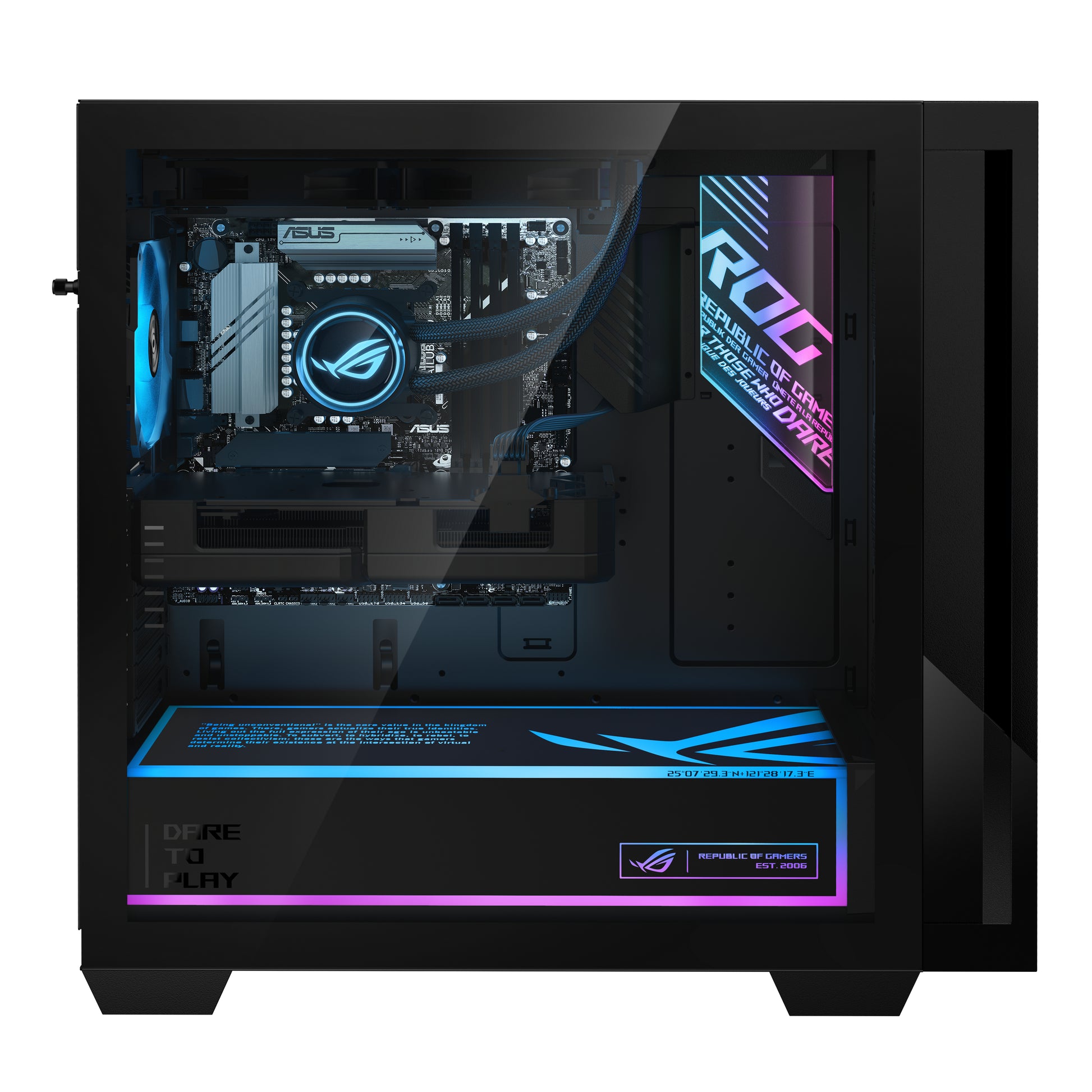ASUS ROG G700 Tower – AMD Ryzen 7 9800X3D, 64 GB RAM, 1 TB SSD, NVIDIA GeForce RTX 5070 12 GB, Windows 11 Home