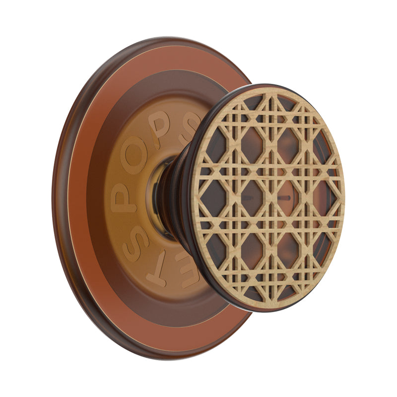 PopSockets Magnethalterung – für universelle Mobiltelefone, Handyhülle, Braun