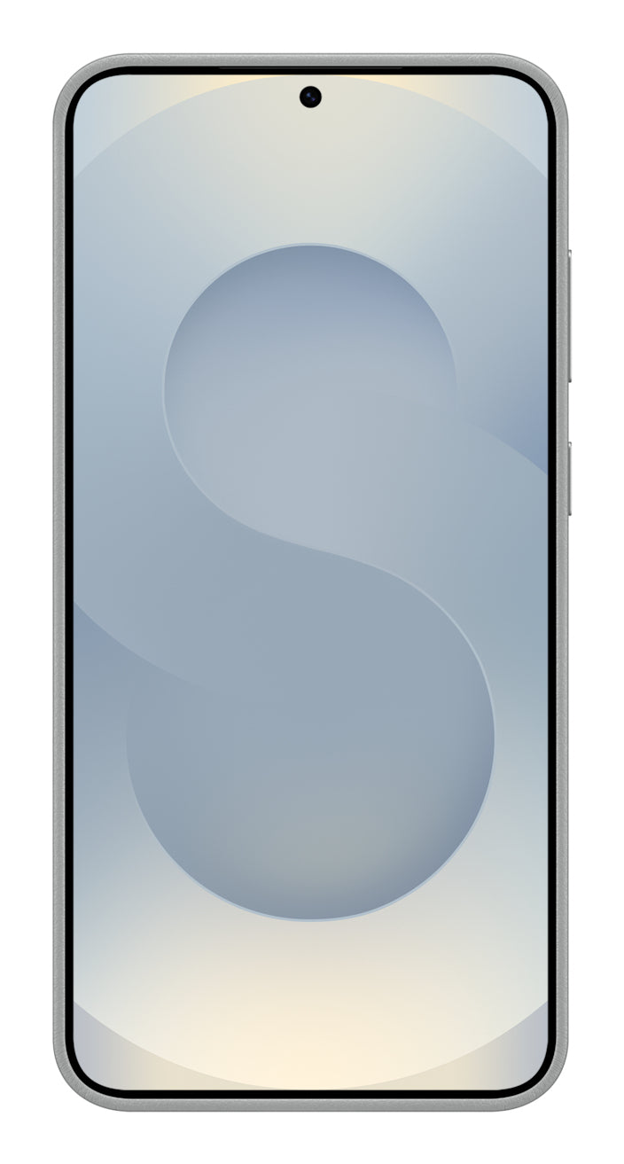 Samsung Backcover – für Samsung Galaxy S25+ – grau – Leder
