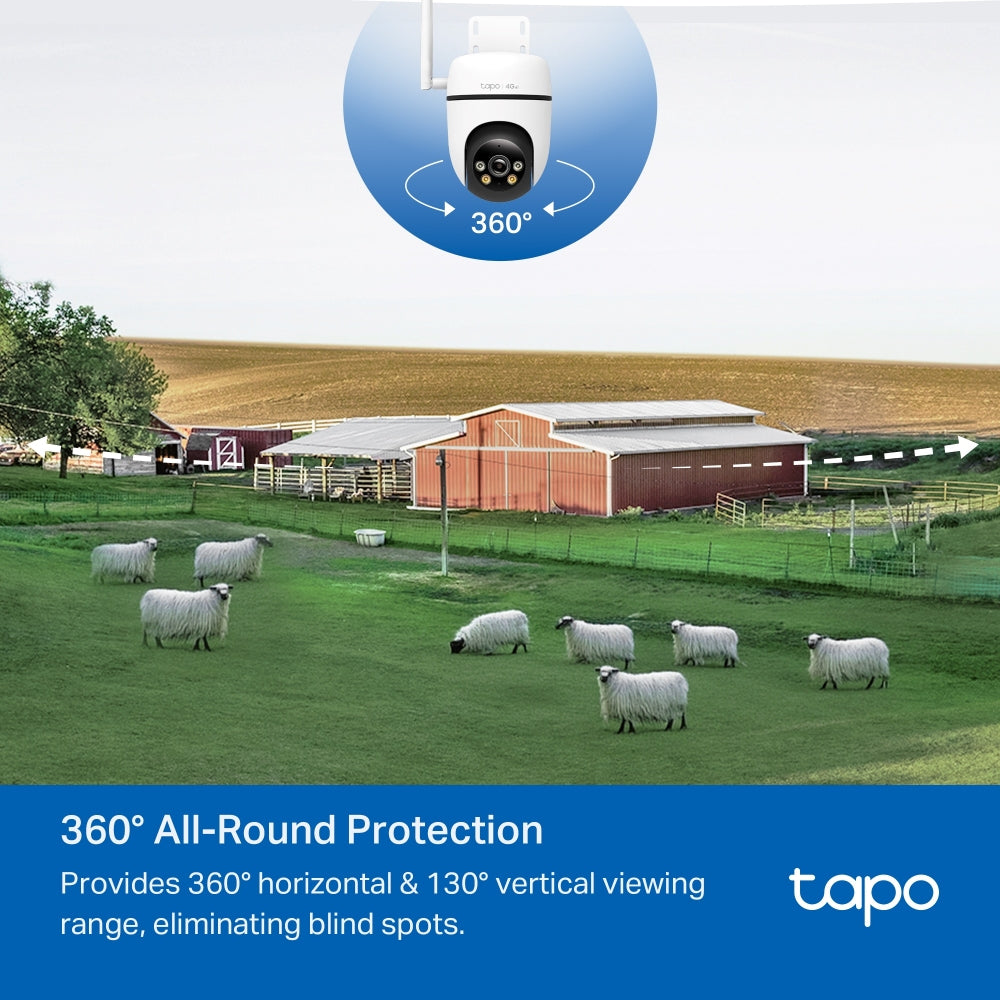 TP-Link Tapo C501GW Turret – 1080p – 3,17 mm – PoE, WLAN, 4G/LTE – IP66
