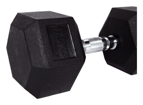 Fitcom Kurzhantel, 17,5 kg pro Hantel – Schwarz