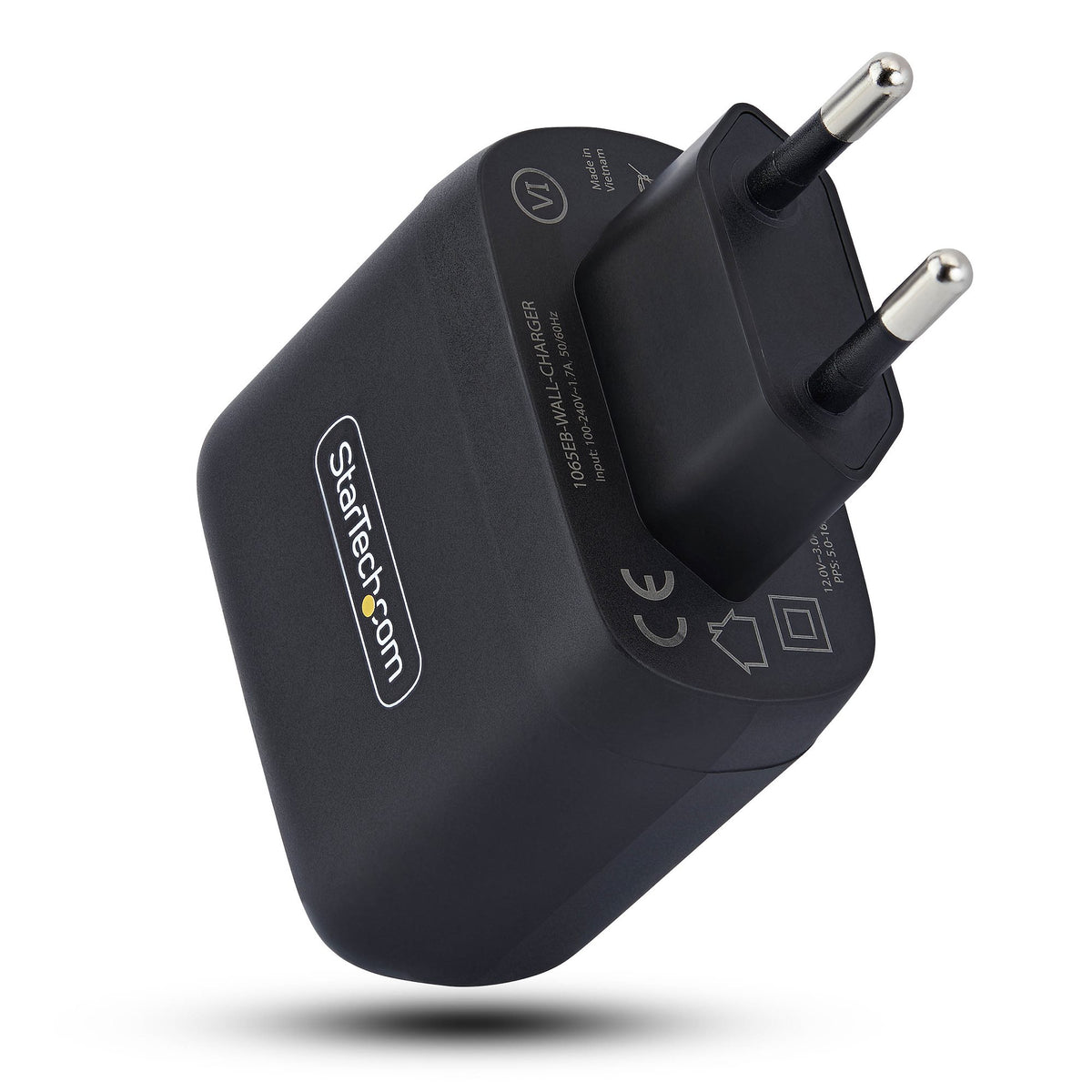 StarTech.com USB-Ladegerät 65 W – GaN, PD 3.0, PPS – USB-C×1, EU-Stecker – für Dell, HP, MacBook und andere