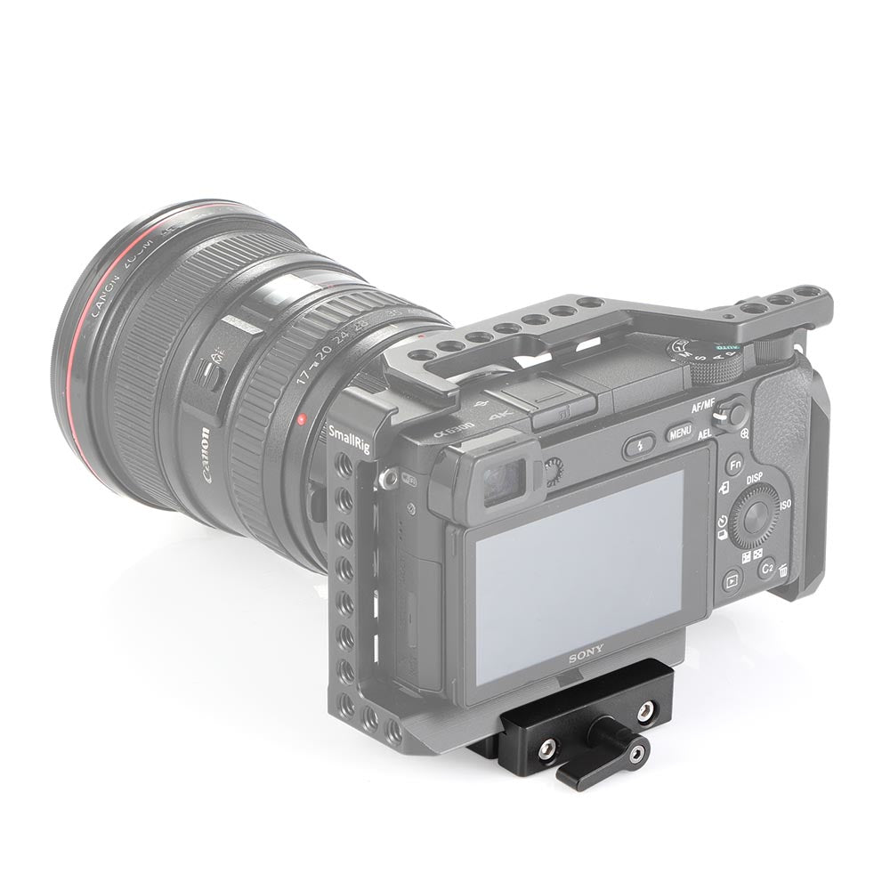 SmallRig DBC2280 Arca-Swiss Schnellwechselplatte – 1/4" & 3/8" – für Arca-Swiss – Aluminium, Schwarz