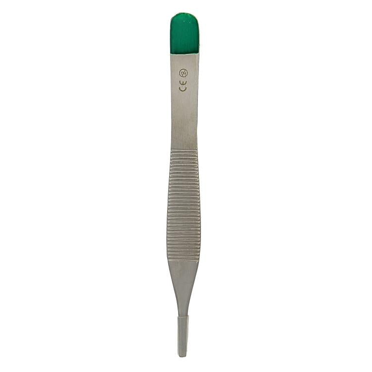 Anatomische Adson-Pinzette – 120 mm, steril, Edelstahl, 100 Stück
