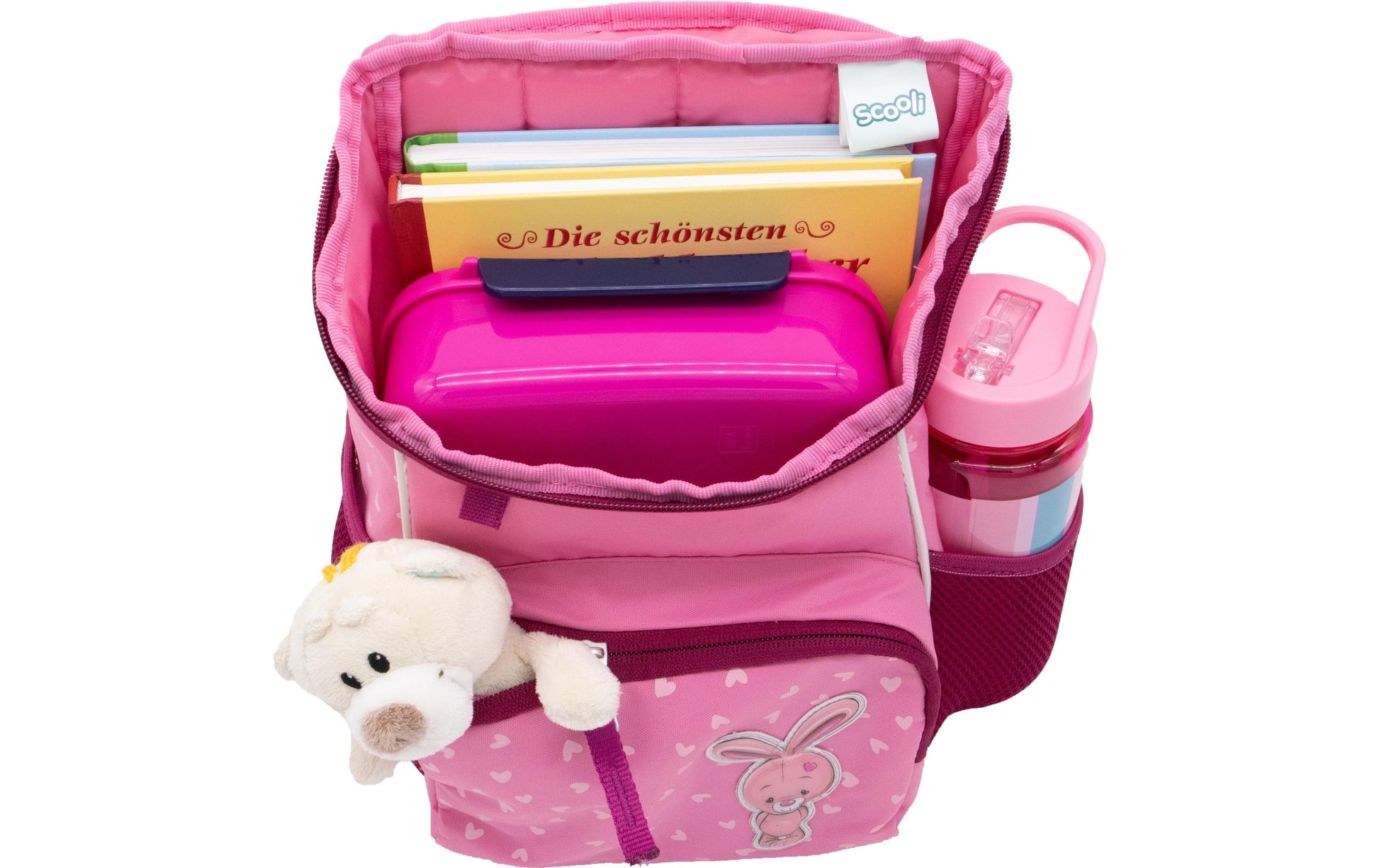 Scooli Bella Bunny – Kindergartenrucksack, 8 l, 20×29×13 cm