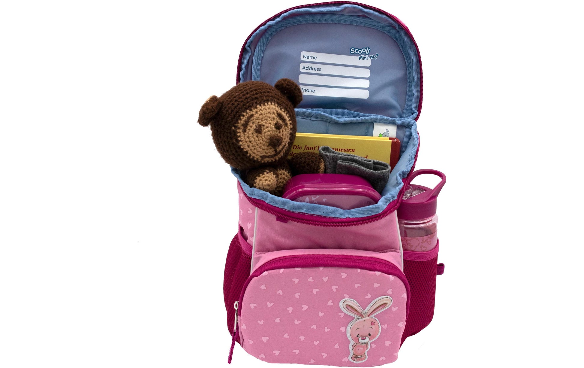 Scooli Bella Bunny – Kindergartenrucksack, 8 l, 20×29×13 cm