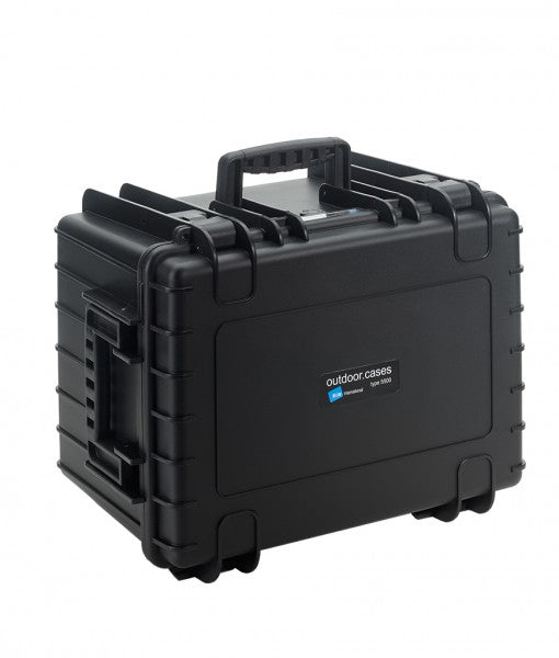 B&W Cases B&W – Outdoor-Koffer Typ 5500 RPD, 365 × 495 × 315 mm, Kunststoff (PP), Schwarz, IP67