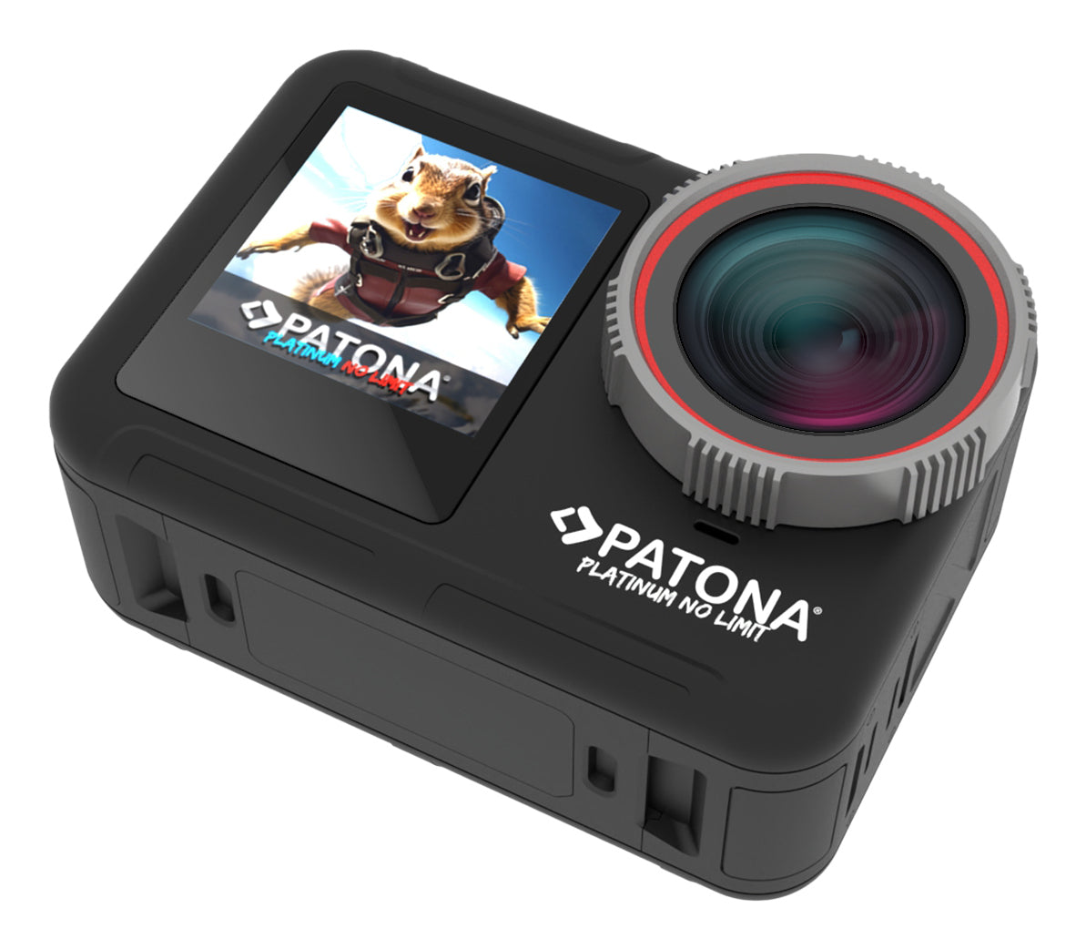 PATONA Action Cam Life SL5 – Action-Cam, 6K, wasserdicht bis 30 m, schwarz