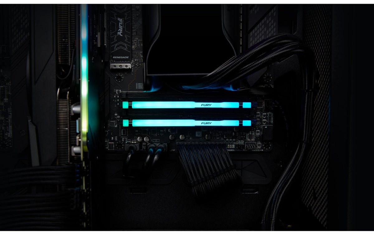 Kingston Technology Kingston FURY Beast RGB – 64 GB DDR5 5600 MT/s, CL40, 1×64 GB, 288-Pin DIMM