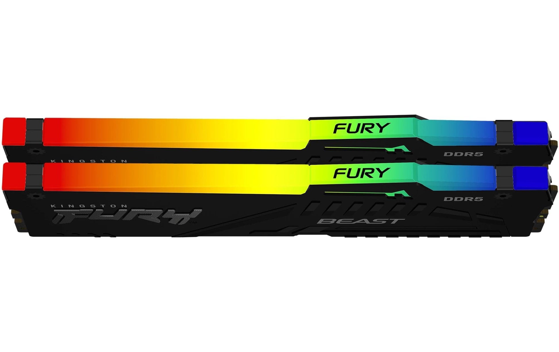 Kingston Technology Kingston FURY Beast – Arbeitsspeicher – 32 GB (2×16 GB), DDR5-6400 MT/s, CL32, 288‑Pin DIMM, RGB, EXPO, Schwarz