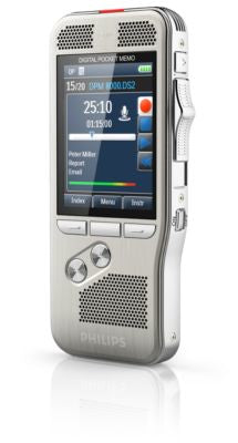 Philips Digital Pocket Memo 8100 Integrator – Digitales Diktiergerät – 30 h, Akkubetrieb, mit Lautsprecher –