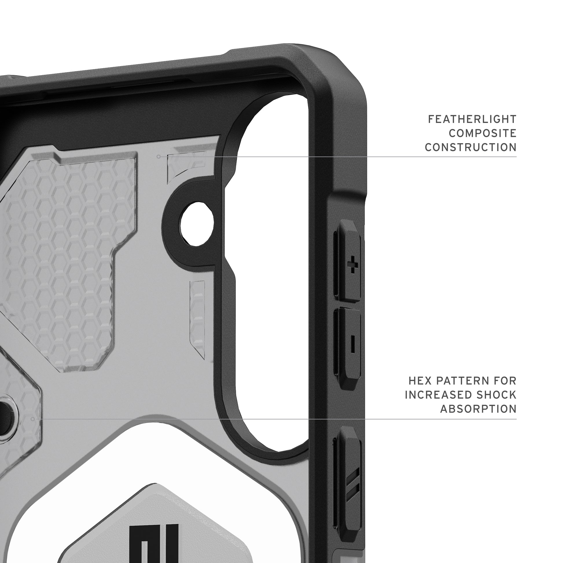 Urban Armor Gear UAG Pathfinder Backcover – für Samsung Galaxy S26+ – MagSafe, PC, Schwarz/Transparent