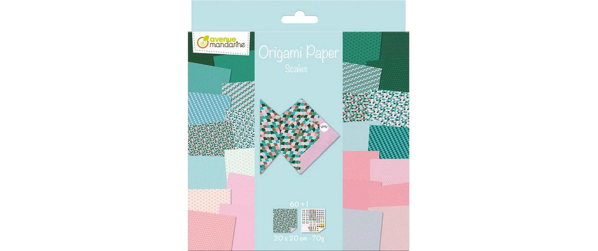 Avenue Mandarine Origami-Papier – 60 Blatt