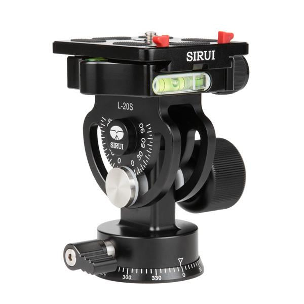 Sirui L-20S Neigekopf – 25 kg, 103 mm, 440 g, 3/8" Gewinde, 1/4" Wechselplatte – für 3/8"-Gewindestative