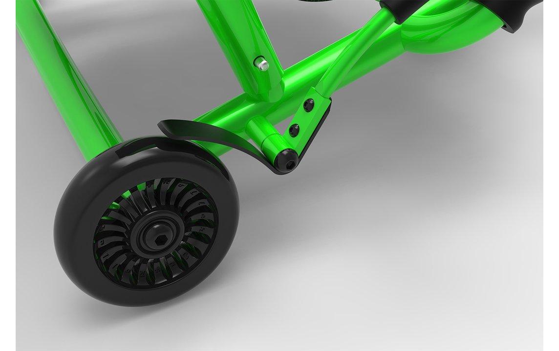EzyRoller Aufsitz-Go-Kart – Drücken, 3 Räder – 43 × 35 × 67 cm – ab 4 J. – Stahl, Kunststoff – Schwarz/Grün