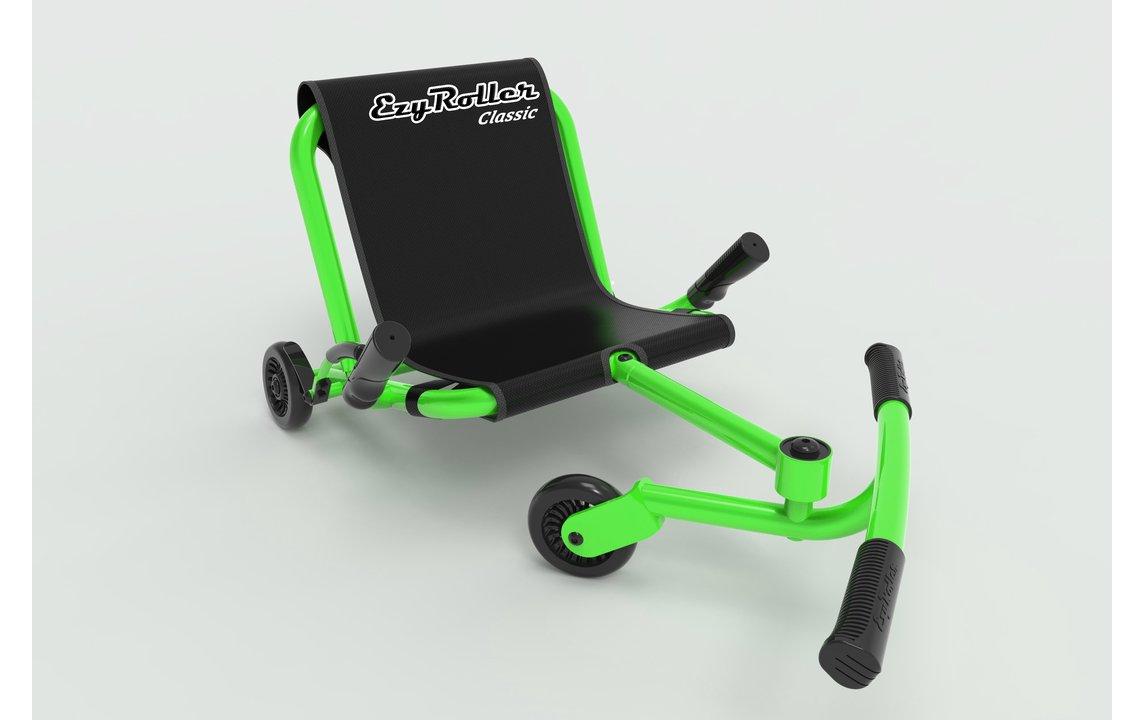 EzyRoller Aufsitz-Go-Kart – Drücken, 3 Räder – 43 × 35 × 67 cm – ab 4 J. – Stahl, Kunststoff – Schwarz/Grün