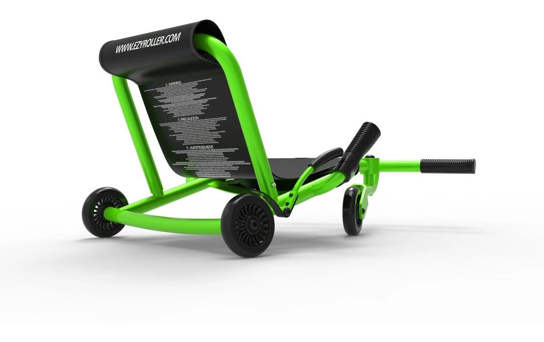 EzyRoller Aufsitz-Go-Kart – Drücken, 3 Räder – 43 × 35 × 67 cm – ab 4 J. – Stahl, Kunststoff – Schwarz/Grün