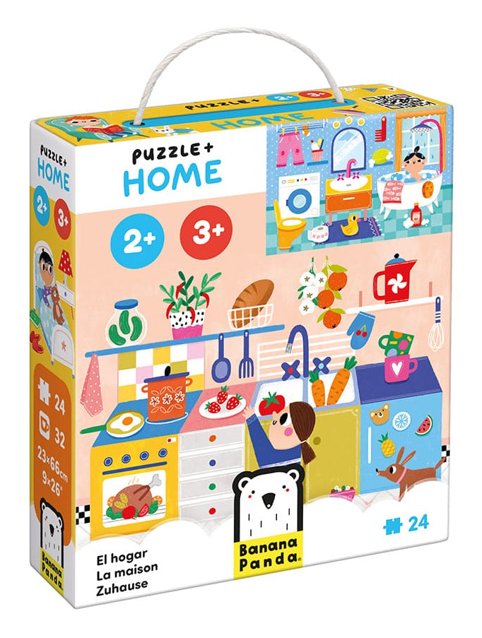 Banana Panda Puzzle Alltägliches – 24 Teile – ab 2 Jahren – mehrfarbig
