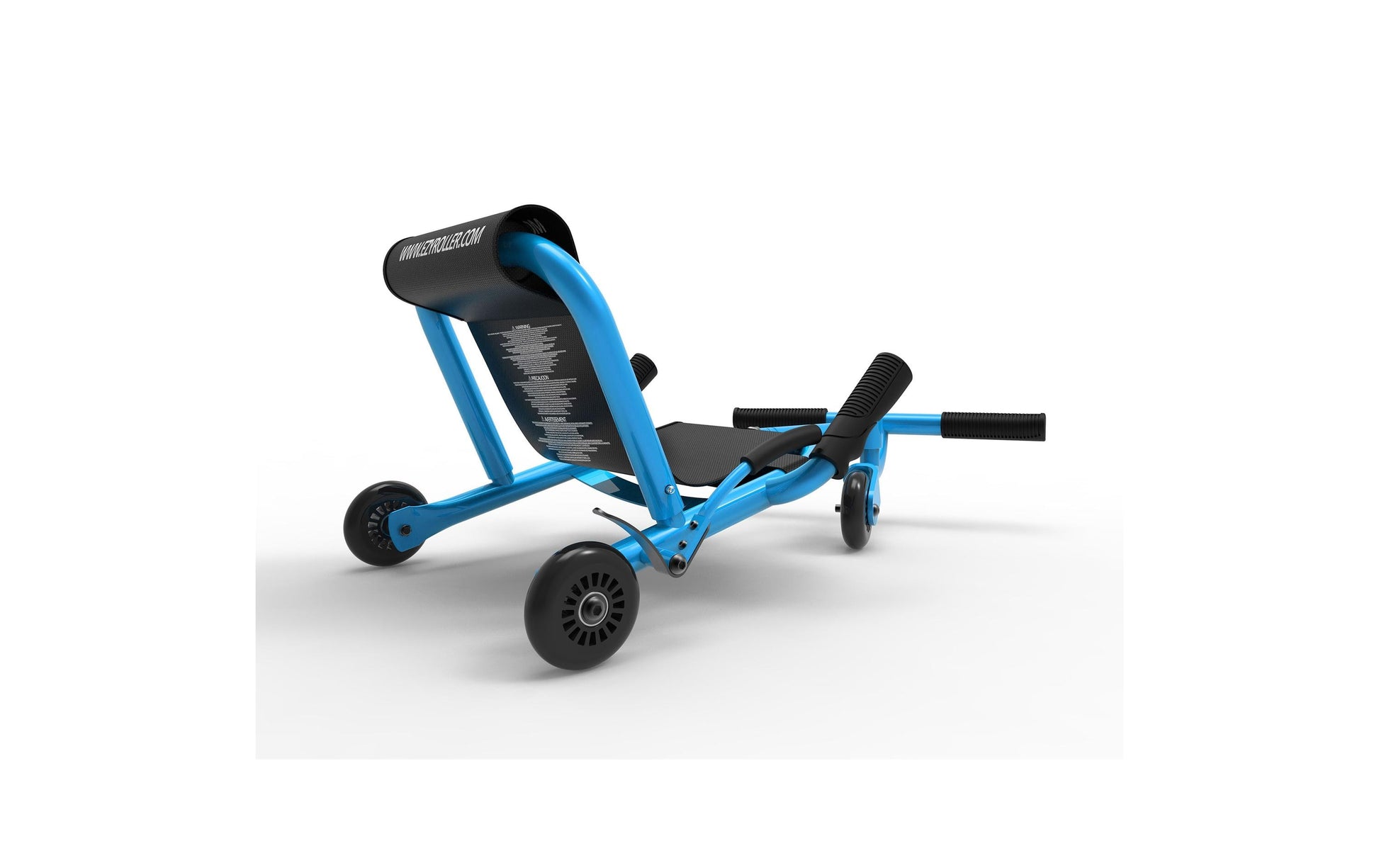 EzyRoller Classic Aufsitz-Go-Kart – Handbremse, Haltegriff, 3 Räder – 43 × 35 × 67 cm – ab 4 J. – blau