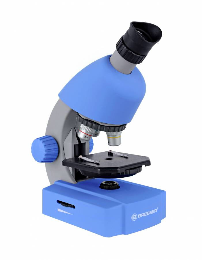 Bresser Optics Bresser Junior – Mikroskop-Bausatz, 40–640×, LED-Beleuchtung, ab 6 Jahren