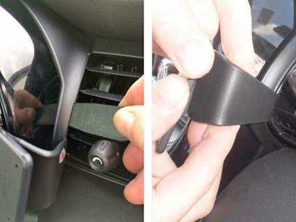 Brodit Auto-Halterung, Autolüftungsmontage – für tragbare Geräte – Schwarz