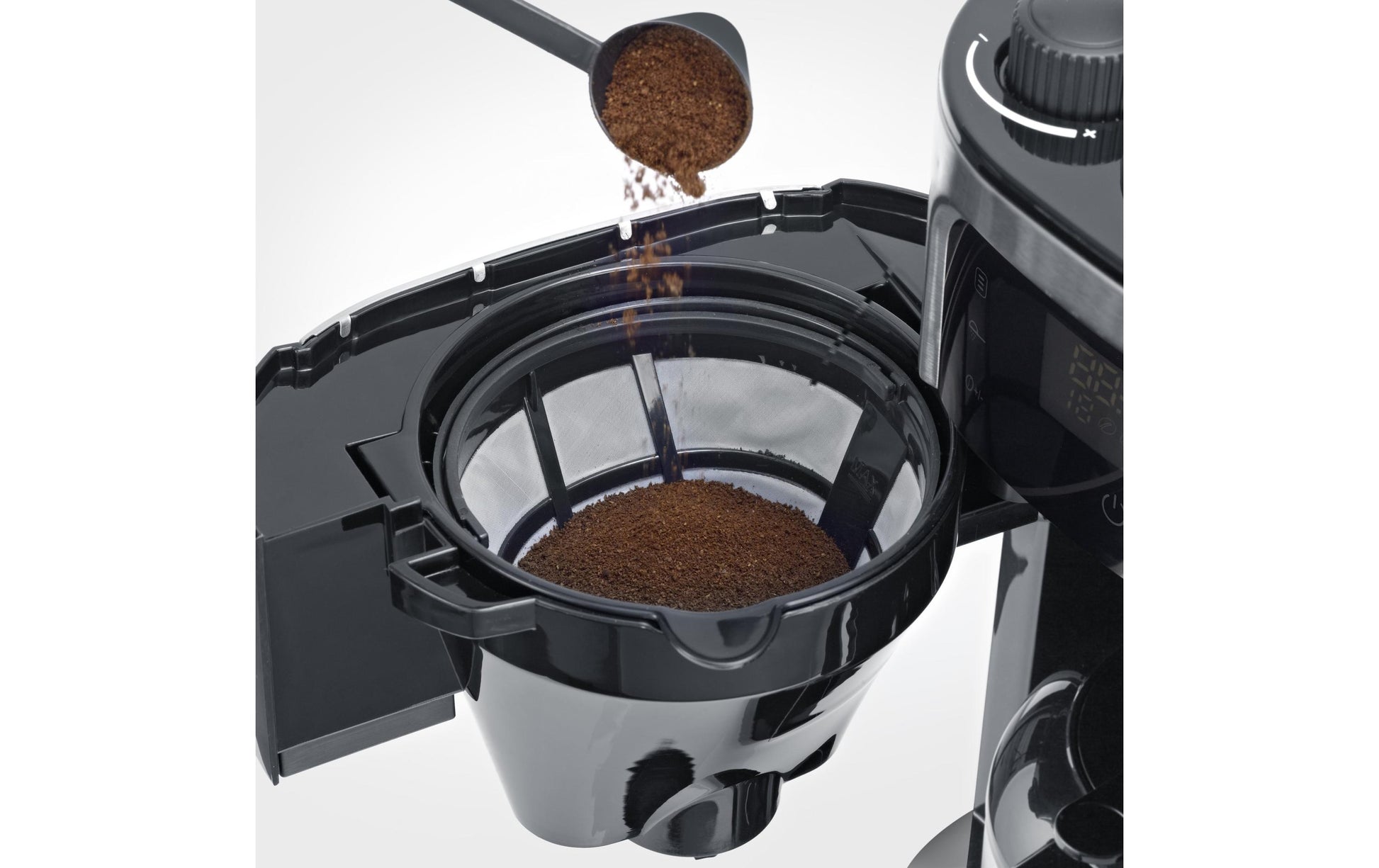 Severin KA4814 Filterkaffeemaschine – 8 Tassen, 1,0 l, Karaffe, Schwarz/Edelstahl