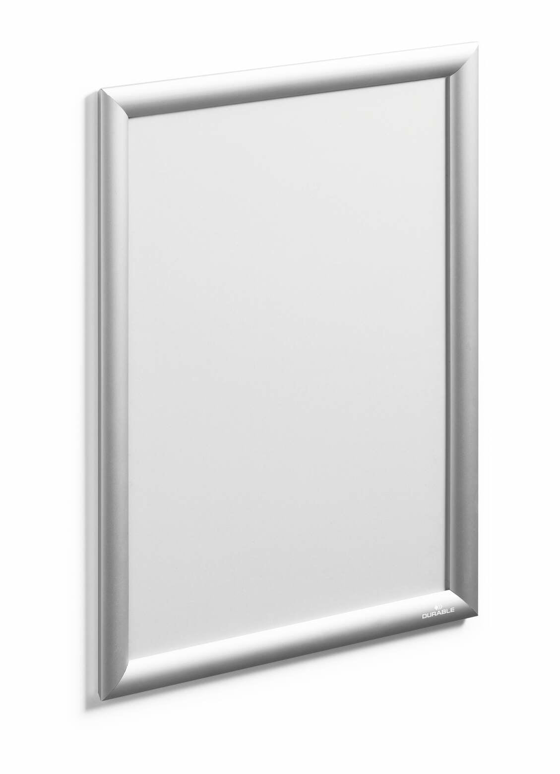 Durable Wandrahmen – 278 × 402 mm, silber, Aluminium