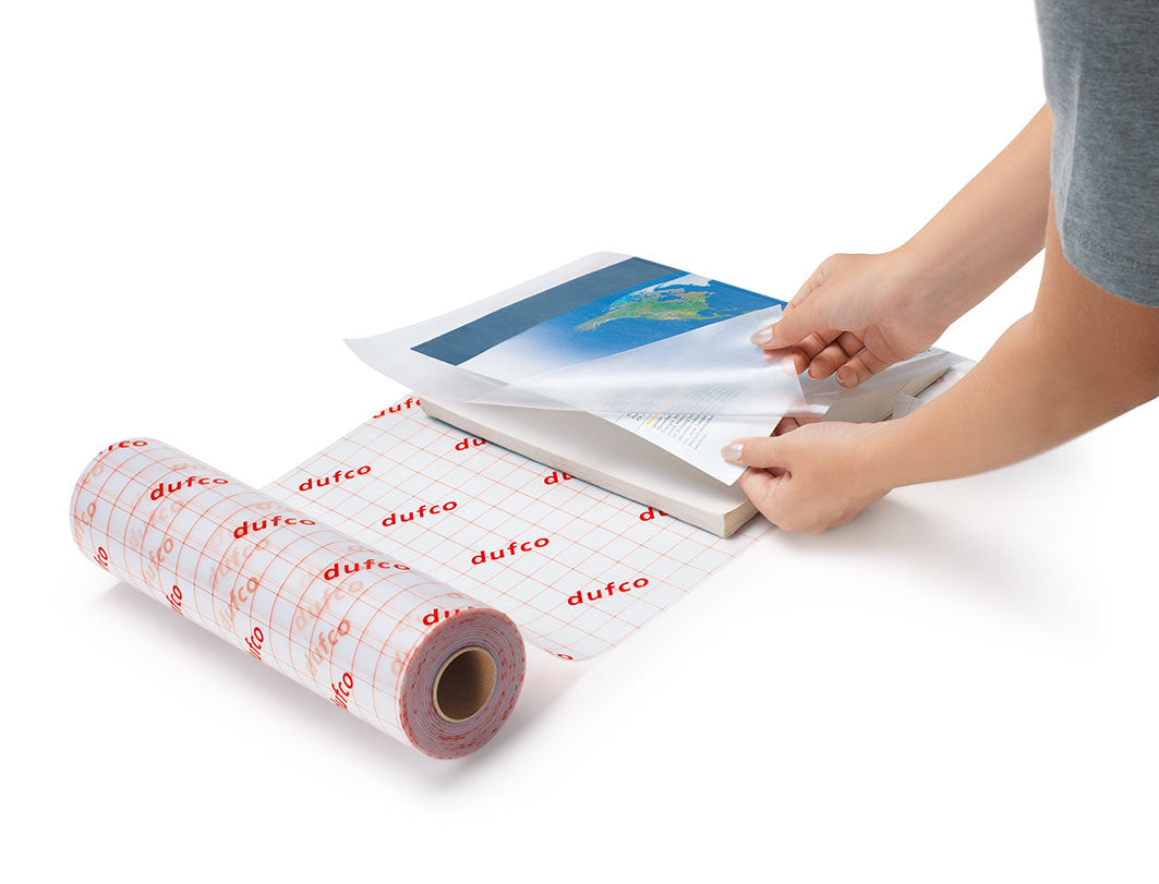 Dufco Klebefolie – wiederablösbar, transparent – 30,0 × 500,0 cm