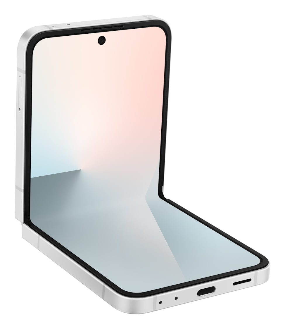 Samsung Galaxy Z Flip7 FE – weiss, 6,7", 2640 × 1080, Android, 128 GB, 8 GB, eSIM, 5G, NFC